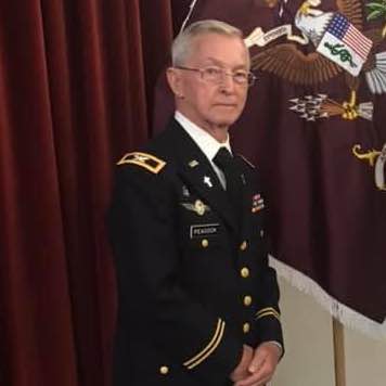 <i class="material-icons" data-template="memories-icon">chat_bubble</i><br/>CH Willie Peacock, Army, COL<br/>Posted by: Kimberly Peacock<br/><div class='remember-wall-long-description'>You will forever be my hero. Miss you so much, Dad.</div><a class='btn btn-primary btn-sm mt-2 remember-wall-toggle-long-description' onclick='initRememberWallToggleLongDescriptionBtn(this)'>Learn more</a>