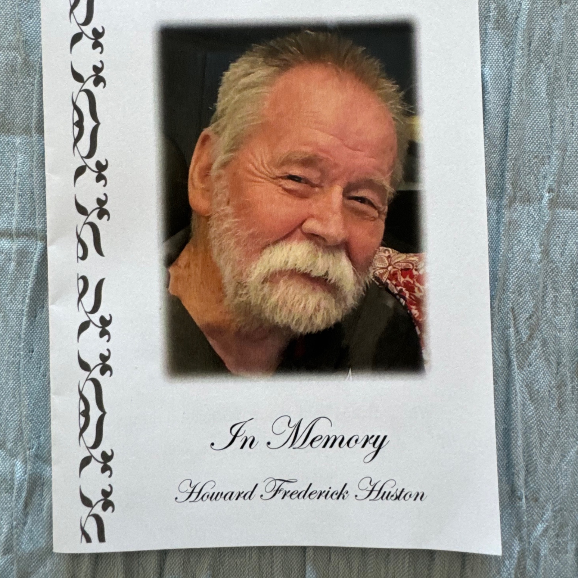 <i class="material-icons" data-template="memories-icon">chat_bubble</i><br/>Howard Huston, Marine Corps, <br/>Posted by: Family<br/><div class='remember-wall-long-description'>We love you and miss you.</div><a class='btn btn-primary btn-sm mt-2 remember-wall-toggle-long-description' onclick='initRememberWallToggleLongDescriptionBtn(this)'>Learn more</a>