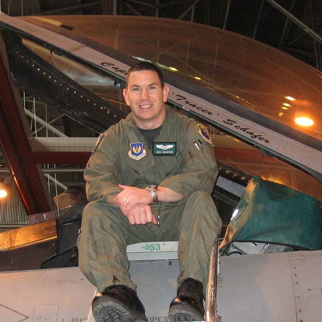 <i class="material-icons" data-template="memories-icon">chat_bubble</i><br/>Richard W Schafer III, Major<br/>Born 10/30/1978<br/>Passed on 8/31/2014<br/>Posted by: Tracer's Ladies<br/><div class='remember-wall-long-description'>We carry you with us. Every single day. Love you and miss you.</div><a class='btn btn-primary btn-sm mt-2 remember-wall-toggle-long-description' onclick='initRememberWallToggleLongDescriptionBtn(this)'>Learn more</a>