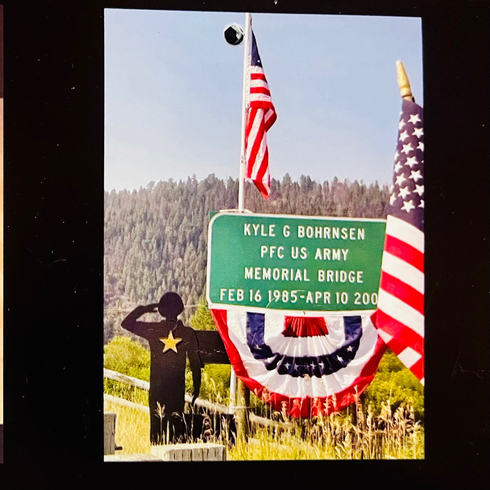 <i class="material-icons" data-template="memories-icon">chat_bubble</i><br/>Kyle Bohrnsen, Army, <br/>Born 2/16/1985<br/>Passed on 4/10/2007<br/>Posted by: Braach Shepherds 4 Veterans<br/><div class='remember-wall-long-description'>In Honor of Kyle and the Bohrnsen Family.Never Forgotten</div><a class='btn btn-primary btn-sm mt-2 remember-wall-toggle-long-description' onclick='initRememberWallToggleLongDescriptionBtn(this)'>Learn more</a>