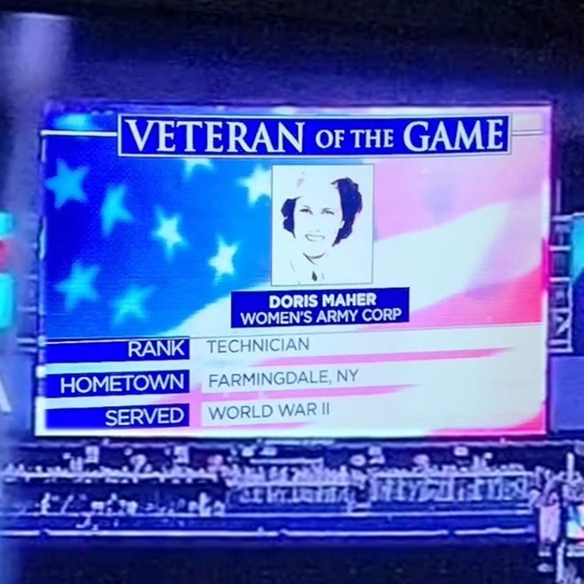 <i class="material-icons" data-template="memories-icon">chat_bubble</i><br/>Doris Sullivan, Army, Technician<br/>Posted by: Diange, Maher, & Lindstrand Families<br/><div class='remember-wall-long-description'>We are so very proud of you. Merry Christmas, with Love.</div><a class='btn btn-primary btn-sm mt-2 remember-wall-toggle-long-description' onclick='initRememberWallToggleLongDescriptionBtn(this)'>Learn more</a>