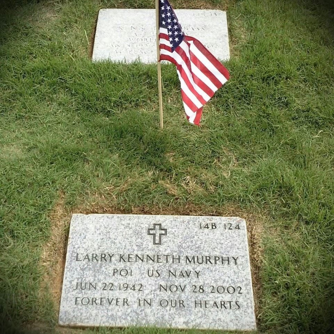 <i class="material-icons" data-template="memories-icon">chat_bubble</i><br/>Larry K. Murphy, Navy, <br/>Posted by: Angela, Annette, and Gina Murphy<br/><div class='remember-wall-long-description'>Always Loved, Never Forgotten. All our Love,Your Daughters</div><a class='btn btn-primary btn-sm mt-2 remember-wall-toggle-long-description' onclick='initRememberWallToggleLongDescriptionBtn(this)'>Learn more</a>