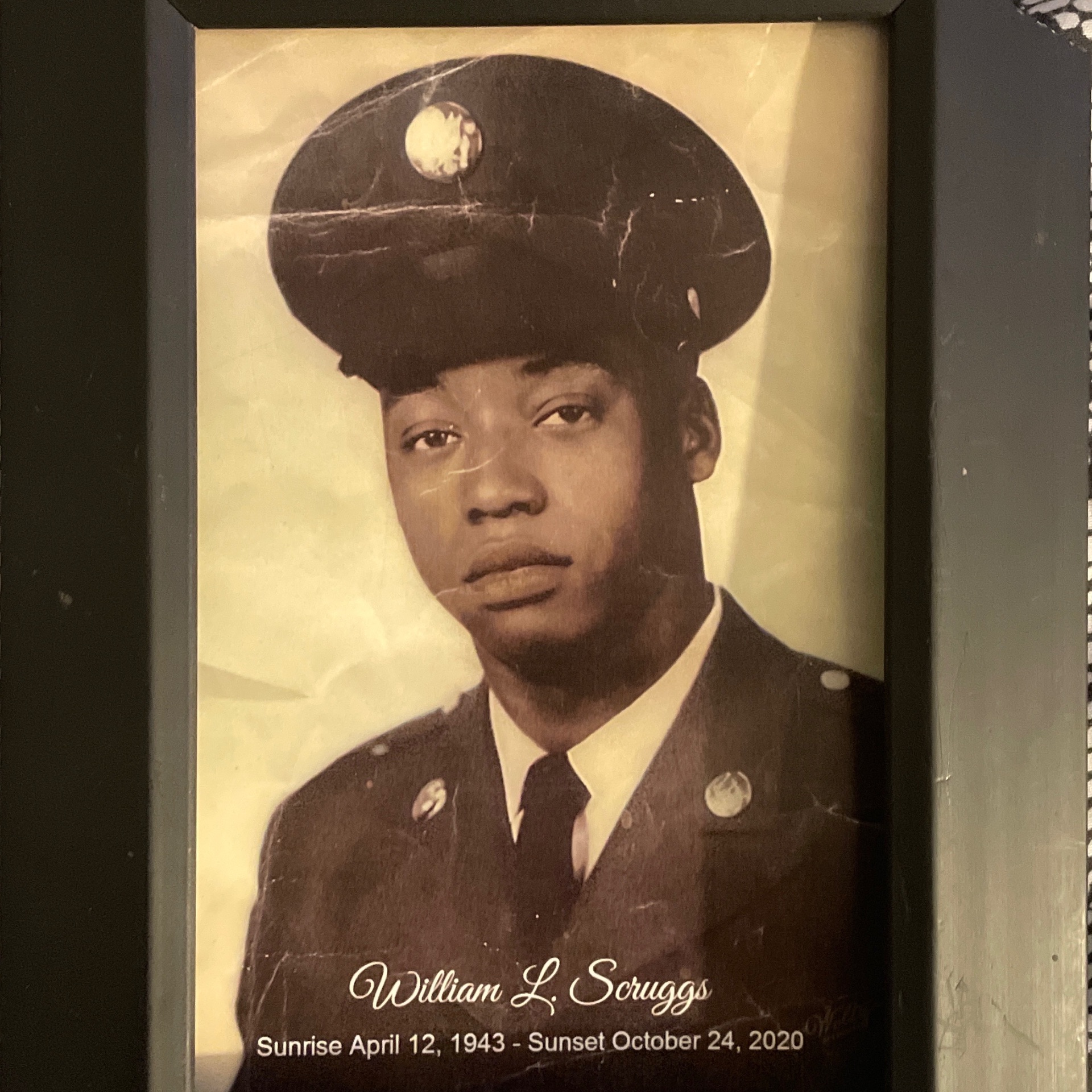 <i class="material-icons" data-template="memories-icon">chat_bubble</i><br/>William L Scruggs, Army, <br/>Born 4/12/1943<br/>Passed on 10/24/2020<br/>Posted by: Patrick and Sparkle<br/><div class='remember-wall-long-description'>To our beloved Grandfather, we miss you dearly and hold you close in our hearts. We love you so much.</div><a class='btn btn-primary btn-sm mt-2 remember-wall-toggle-long-description' onclick='initRememberWallToggleLongDescriptionBtn(this)'>Learn more</a>