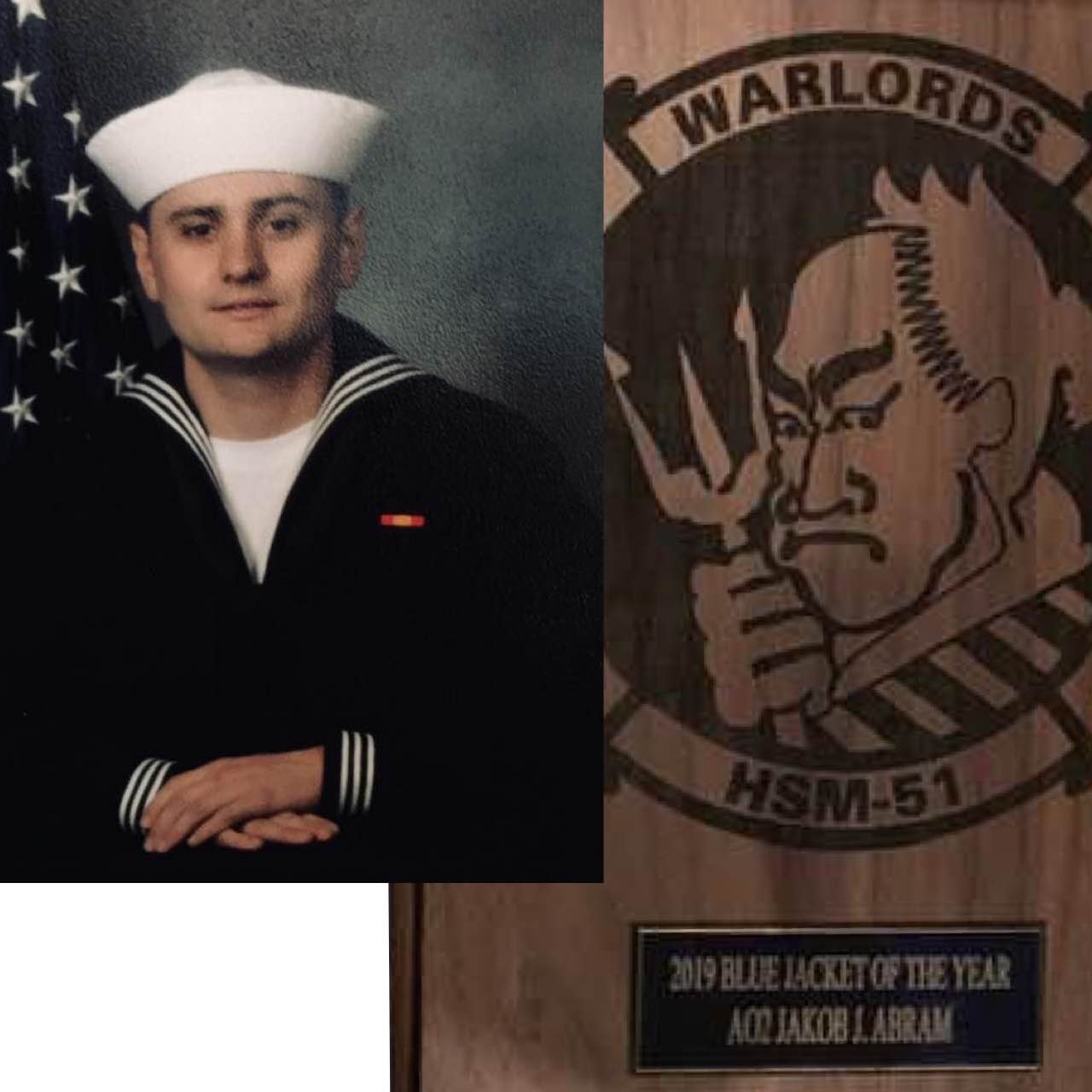 <i class="material-icons" data-template="memories-icon">chat_bubble</i><br/>Jakob Abram, Navy, Petty Officer Second Class<br/>Posted by: Robin Abram<br/><div class='remember-wall-long-description'></div><a class='btn btn-primary btn-sm mt-2 remember-wall-toggle-long-description' onclick='initRememberWallToggleLongDescriptionBtn(this)'>Learn more</a>