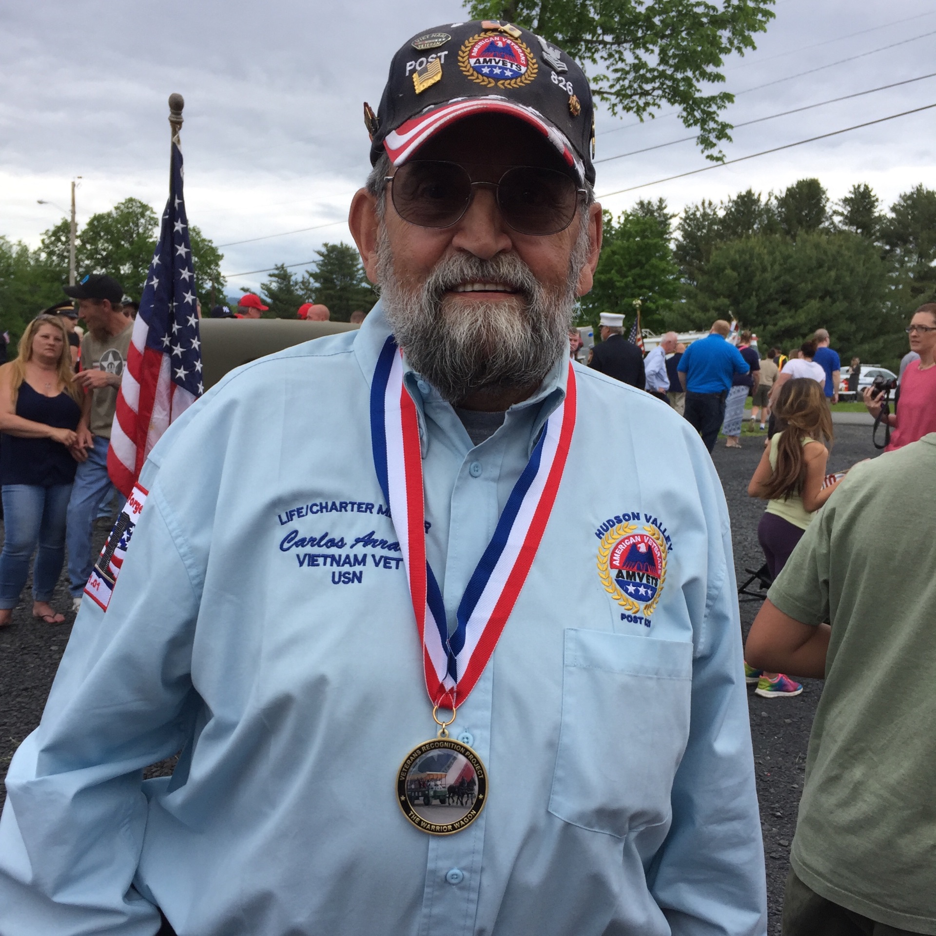 <i class="material-icons" data-template="memories-icon">chat_bubble</i><br/>Carlos Arranz, Navy, PO2<br/>Posted by: Carla Chivattoni<br/><div class='remember-wall-long-description'>Loving Father, Abuelo, Bobo and friend. We love you so much Dad and miss you everyday! Thank you for everything you did for us and thank you for your service.</div><a class='btn btn-primary btn-sm mt-2 remember-wall-toggle-long-description' onclick='initRememberWallToggleLongDescriptionBtn(this)'>Learn more</a>