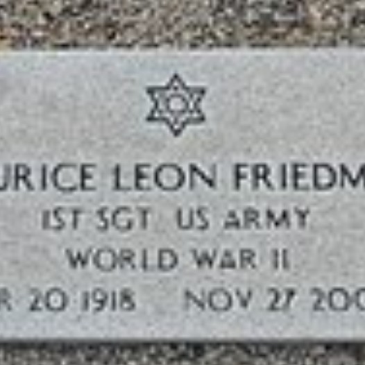 <i class="material-icons" data-template="memories-icon">chat_bubble</i><br/>Maurice Leon Friedman, <br/><div class='remember-wall-long-description'>Maurice Leon Friedman - 1st Sergeant - United States Army - World War II - April 20, 1918 – November 27, 2006 - Brownwood Cemetery, Sandersville, GA</div><a class='btn btn-primary btn-sm mt-2 remember-wall-toggle-long-description' onclick='initRememberWallToggleLongDescriptionBtn(this)'>Learn more</a>
