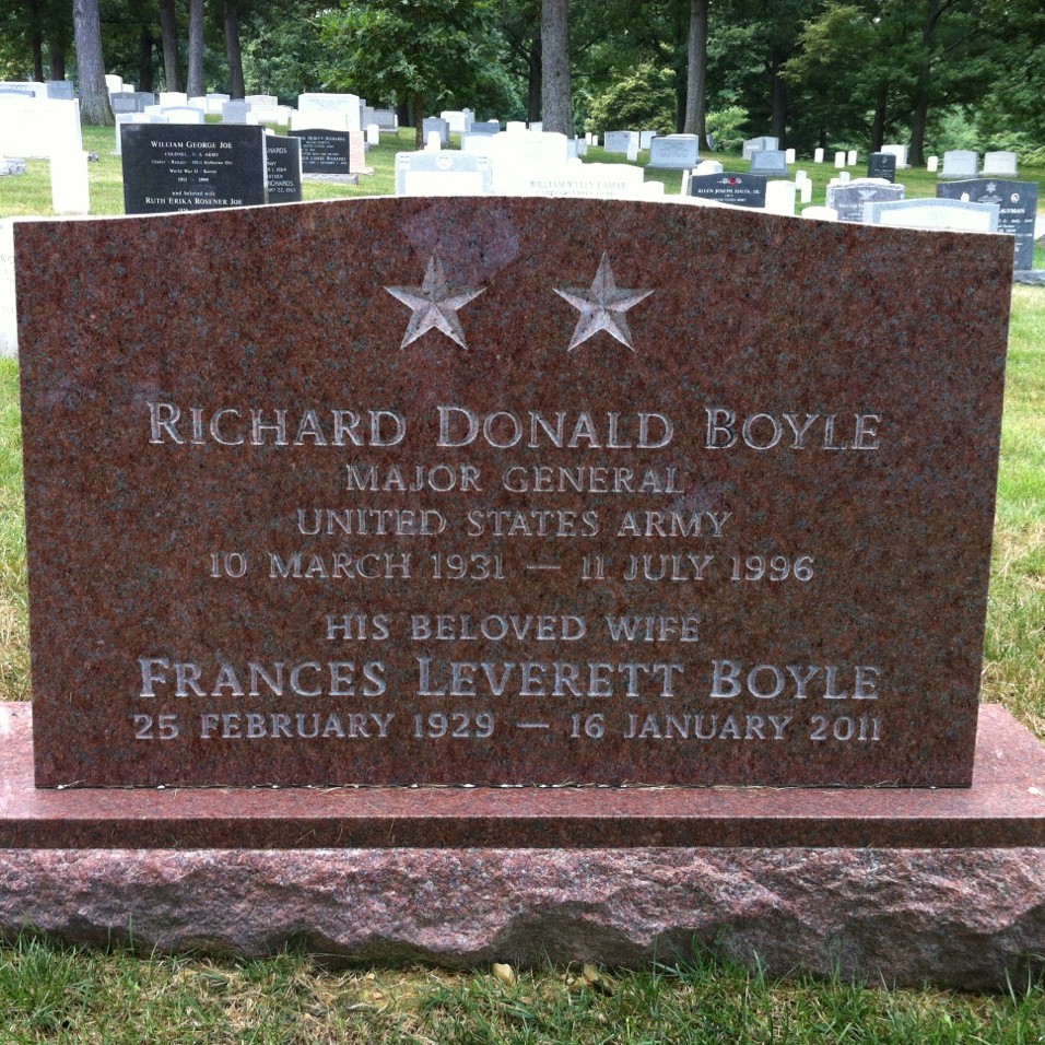 <i class="material-icons" data-template="memories-icon">chat_bubble</i><br/>MG Richard & Frances Boyle, Army, Major General<br/>Posted by: Jean & Joe Crutchfield<br/><div class='remember-wall-long-description'>In Loving Memory of MG Richard & Frances BoyleLove - The Crutchfields</div><a class='btn btn-primary btn-sm mt-2 remember-wall-toggle-long-description' onclick='initRememberWallToggleLongDescriptionBtn(this)'>Learn more</a>