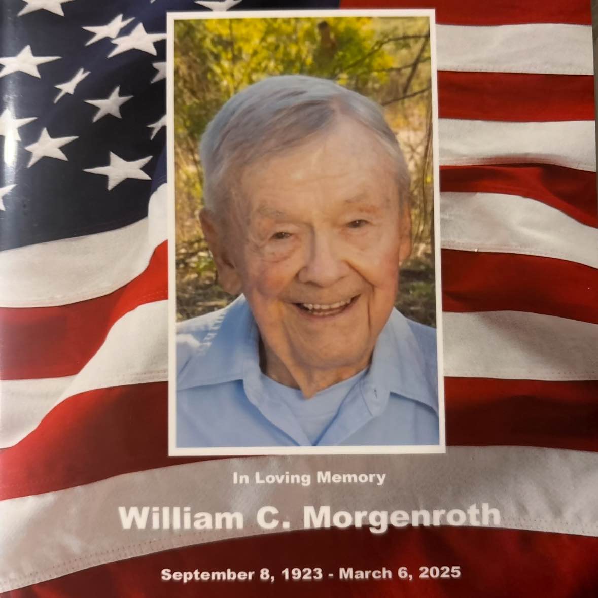 <i class="material-icons" data-template="memories-icon">chat_bubble</i><br/>William C. Morgenroth, PFC<br/>Posted by: Michelle, Kyle, Scarlett & Sloan Kwasny<br/><div class='remember-wall-long-description'>We love and miss you so much, Grandpa and Great-Grandpa. May you rest in eternal peace with Grandma and all of your heavenly family, friends, and Marines.</div><a class='btn btn-primary btn-sm mt-2 remember-wall-toggle-long-description' onclick='initRememberWallToggleLongDescriptionBtn(this)'>Learn more</a>