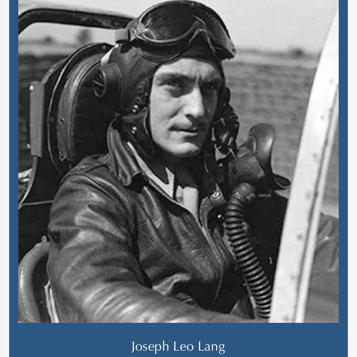 <i class="material-icons" data-template="memories-icon">chat_bubble</i><br/>Joseph Leo Lang, Army, <br/>Posted by: Nicole McMullin and Family<br/><div class='remember-wall-long-description'>If not for the Service and Sacrifice of Others . . .  Prayers for Peace this Holiday Season</div><a class='btn btn-primary btn-sm mt-2 remember-wall-toggle-long-description' onclick='initRememberWallToggleLongDescriptionBtn(this)'>Learn more</a>