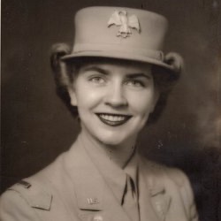 <i class="material-icons" data-template="memories-icon">chat_bubble</i><br/>Elizabeth Berge Stenjem, Army, 1st LT WAC<br/>Posted by: Nancy Kimmel<br/><div class='remember-wall-long-description'>We are so proud of your service.</div><a class='btn btn-primary btn-sm mt-2 remember-wall-toggle-long-description' onclick='initRememberWallToggleLongDescriptionBtn(this)'>Learn more</a>