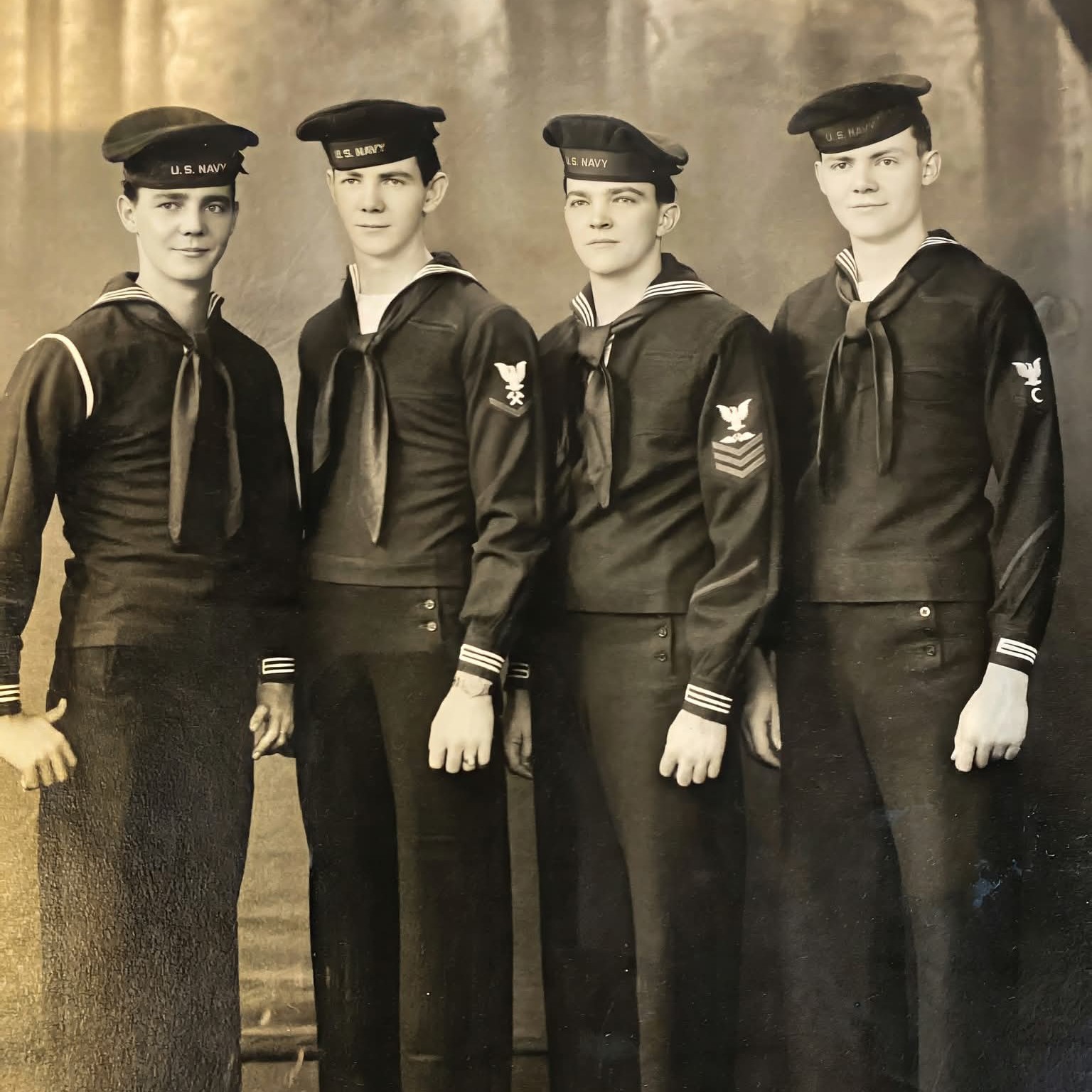 <i class="material-icons" data-template="memories-icon">chat_bubble</i><br/>David Joseph Sutton, TSGT<br/>Born 9/25/1923<br/>Passed on 9/25/2016<br/>Posted by: Bridget Sutton<br/><div class='remember-wall-long-description'>My dad and my hero, I miss you so much. Here you stand with 3 of your brothers, all on your right side. I miss and love my uncles too, but dad you occupy my heart the most.</div><a class='btn btn-primary btn-sm mt-2 remember-wall-toggle-long-description' onclick='initRememberWallToggleLongDescriptionBtn(this)'>Learn more</a>