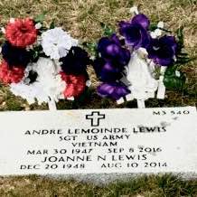 <i class="material-icons" data-template="memories-icon">chat_bubble</i><br/>Andre Lewis, Army, Sergeant<br/>Posted by: Angie  Lewis<br/><div class='remember-wall-long-description'>Thinking of you daily. Love and miss you tremendously.</div><a class='btn btn-primary btn-sm mt-2 remember-wall-toggle-long-description' onclick='initRememberWallToggleLongDescriptionBtn(this)'>Learn more</a>