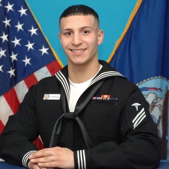 <i class="material-icons" data-template="memories-icon">chat_bubble</i><br/>Gregory N Fernandez, Navy, HM3<br/>Born 10/1/1986<br/>Passed on 2/9/2025<br/>Posted by: Roxana Madrid Rivera<br/><div class='remember-wall-long-description'>“There are no extraordinary men... just extraordinary circumstances that ordinary men are forced to deal with.” -William Halsey</div><a class='btn btn-primary btn-sm mt-2 remember-wall-toggle-long-description' onclick='initRememberWallToggleLongDescriptionBtn(this)'>Learn more</a>