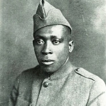 <i class="material-icons" data-template="memories-icon">chat_bubble</i><br/>Henry Johnson, Army, Sergeant <br/>Posted by: Richard Roomes<br/><div class='remember-wall-long-description'>Sgt. Johnson performed heroically in the first African American unit
of the United States Army (369th Infantry Reg., NY
National Guard) - World War I. While
on watch in the Argonne Forest on May 14, 1918, he fought off a German
raid in hand-to-hand combat, killing multiple German soldiers and rescuing a fellow soldier while
suffering 21 wounds. On June 2, 2015, he
was posthumously awarded the Medal of Honor by
President Barack Obama. In 1918, the French awarded Johnson with a Croix de guerre with
star and bronze palm.</div><a class='btn btn-primary btn-sm mt-2 remember-wall-toggle-long-description' onclick='initRememberWallToggleLongDescriptionBtn(this)'>Learn more</a>