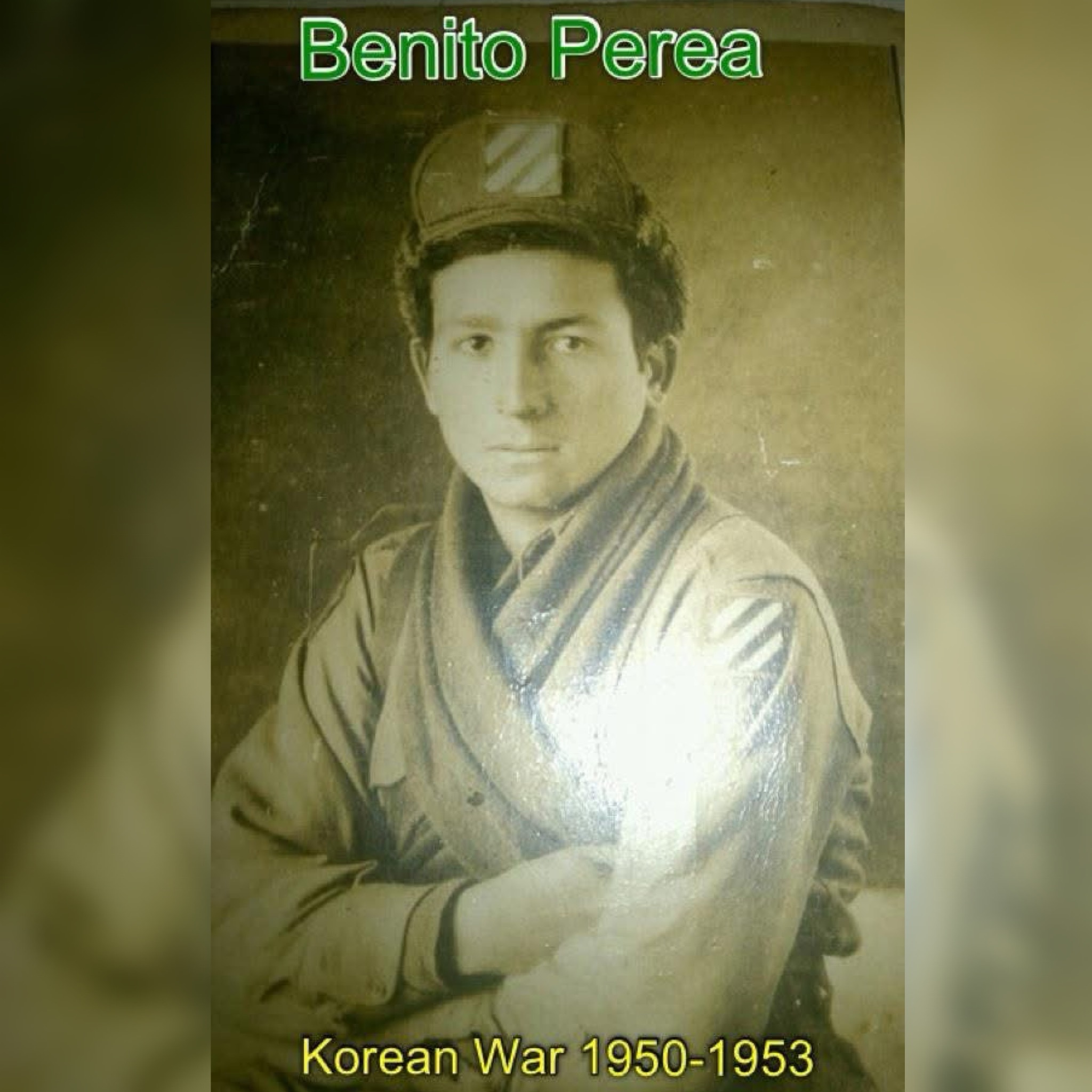<i class="material-icons" data-template="memories-icon">chat_bubble</i><br/>Benito Perea, Army, PFC<br/>Posted by: Raquel Serrano Perea<br/><div class='remember-wall-long-description'>In Loving Memory of My Uncle, Benito Perea
Proud Borinqueneer — U.S. Army, 65th Infantry Regiment, Korean War (1950–1953).
Your bravery, faith, and devotion to duty brought honor not only to Puerto Rico but to the United States and all who cherish freedom.
We remember you with pride, gratitude, and love.
?????? With love, your niece, Raquel.</div><a class='btn btn-primary btn-sm mt-2 remember-wall-toggle-long-description' onclick='initRememberWallToggleLongDescriptionBtn(this)'>Learn more</a>