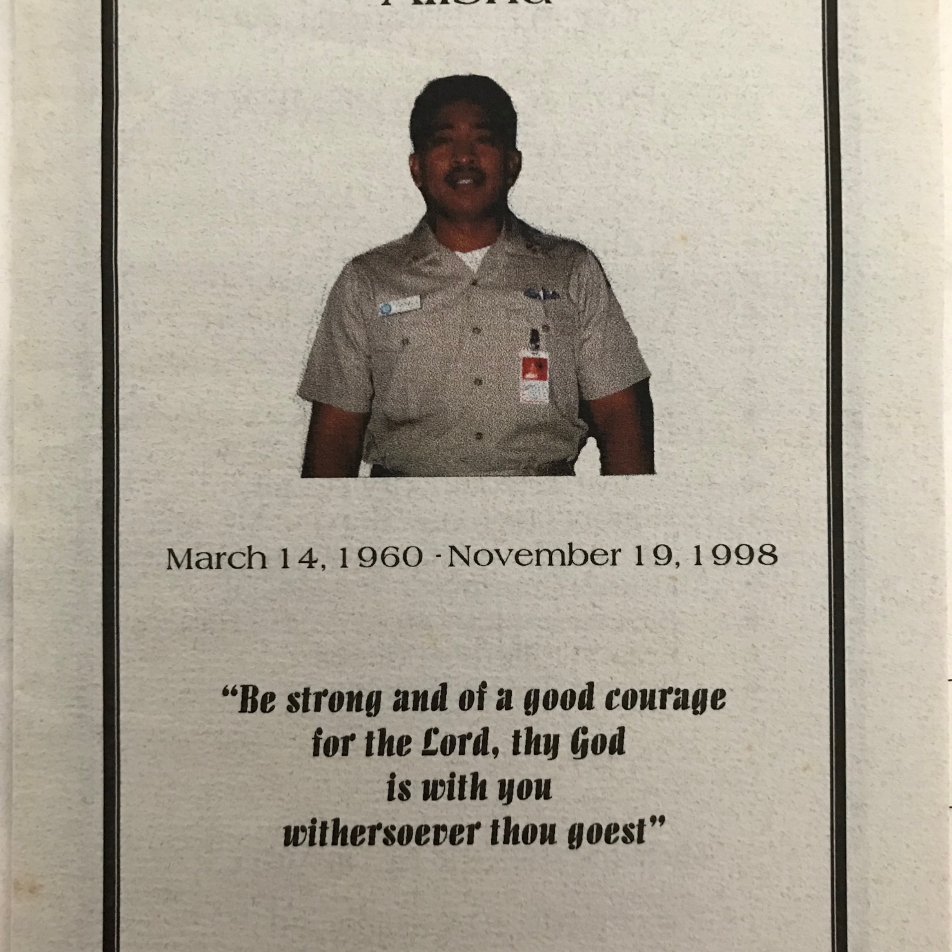 <i class="material-icons" data-template="memories-icon">chat_bubble</i><br/>Wayne Christopher Alisna, Navy, Chief Petty Officer<br/>Posted by: Stacy Mendoza<br/><div class='remember-wall-long-description'>Honoring you Uncle for your service and for the love and joy you gave to all who knew you.</div><a class='btn btn-primary btn-sm mt-2 remember-wall-toggle-long-description' onclick='initRememberWallToggleLongDescriptionBtn(this)'>Learn more</a>