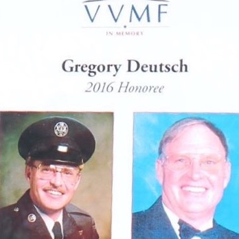<i class="material-icons" data-template="memories-icon">chat_bubble</i><br/>Gregory Deutsch, Air Force, Master Sargeant<br/>Born 2/24/1947<br/>Passed on 8/9/2014<br/>Posted by: His Loving Wife, Joanne<br/><div class='remember-wall-long-description'>Greg, you are still the love of my life even though you have been gone for 12 years. Missing you and loving you every day.</div><a class='btn btn-primary btn-sm mt-2 remember-wall-toggle-long-description' onclick='initRememberWallToggleLongDescriptionBtn(this)'>Learn more</a>
