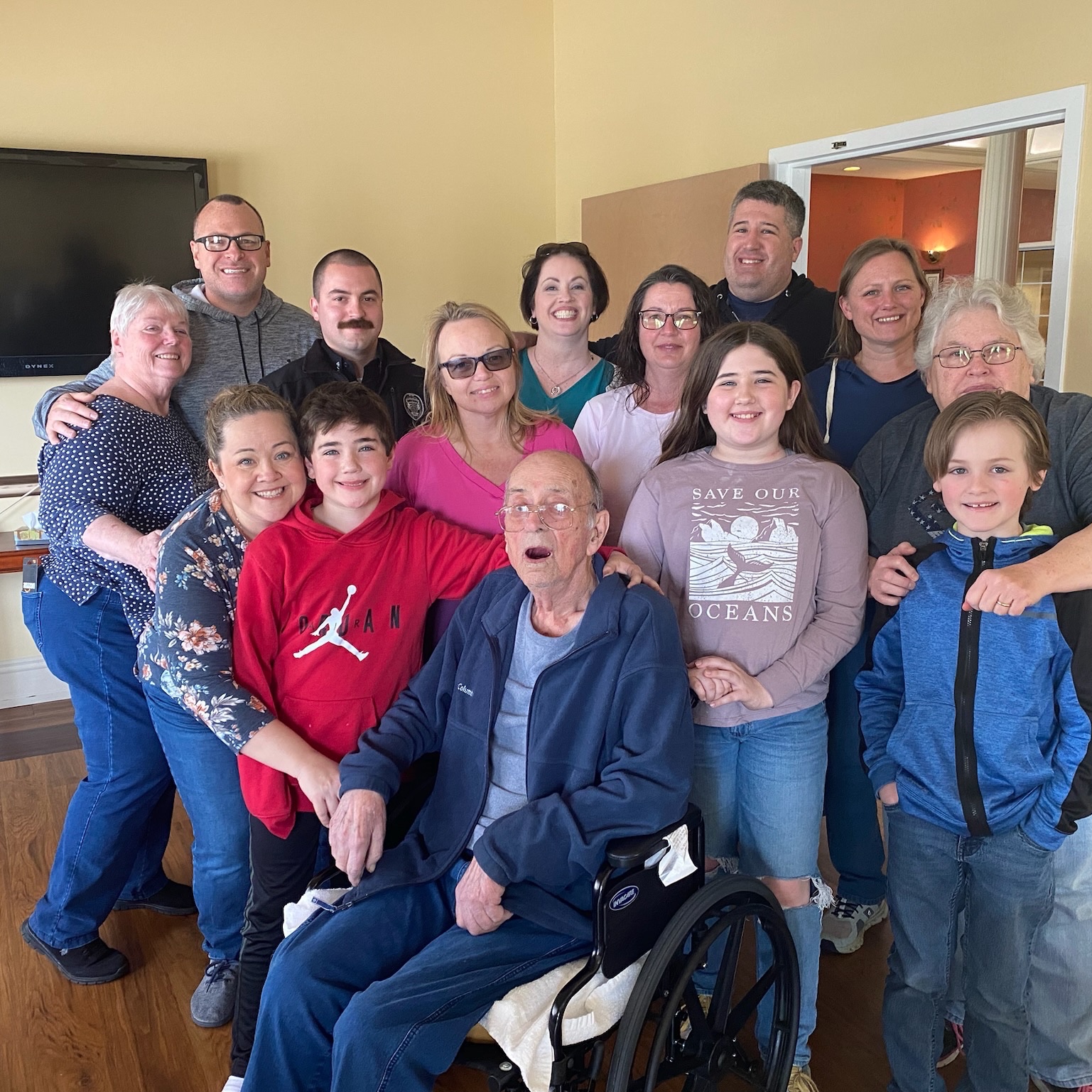 <i class="material-icons" data-template="memories-icon">chat_bubble</i><br/>James Donald Adams, Navy, <br/>Born 3/15/1940<br/>Passed on 9/13/2023<br/>Posted by: Jamie Hardison Swaim<br/><div class='remember-wall-long-description'>Dad, Everyone in this picture learned something from you about life and live. Thank you for your service to your country and this family. Love Always, Jamie</div><a class='btn btn-primary btn-sm mt-2 remember-wall-toggle-long-description' onclick='initRememberWallToggleLongDescriptionBtn(this)'>Learn more</a>