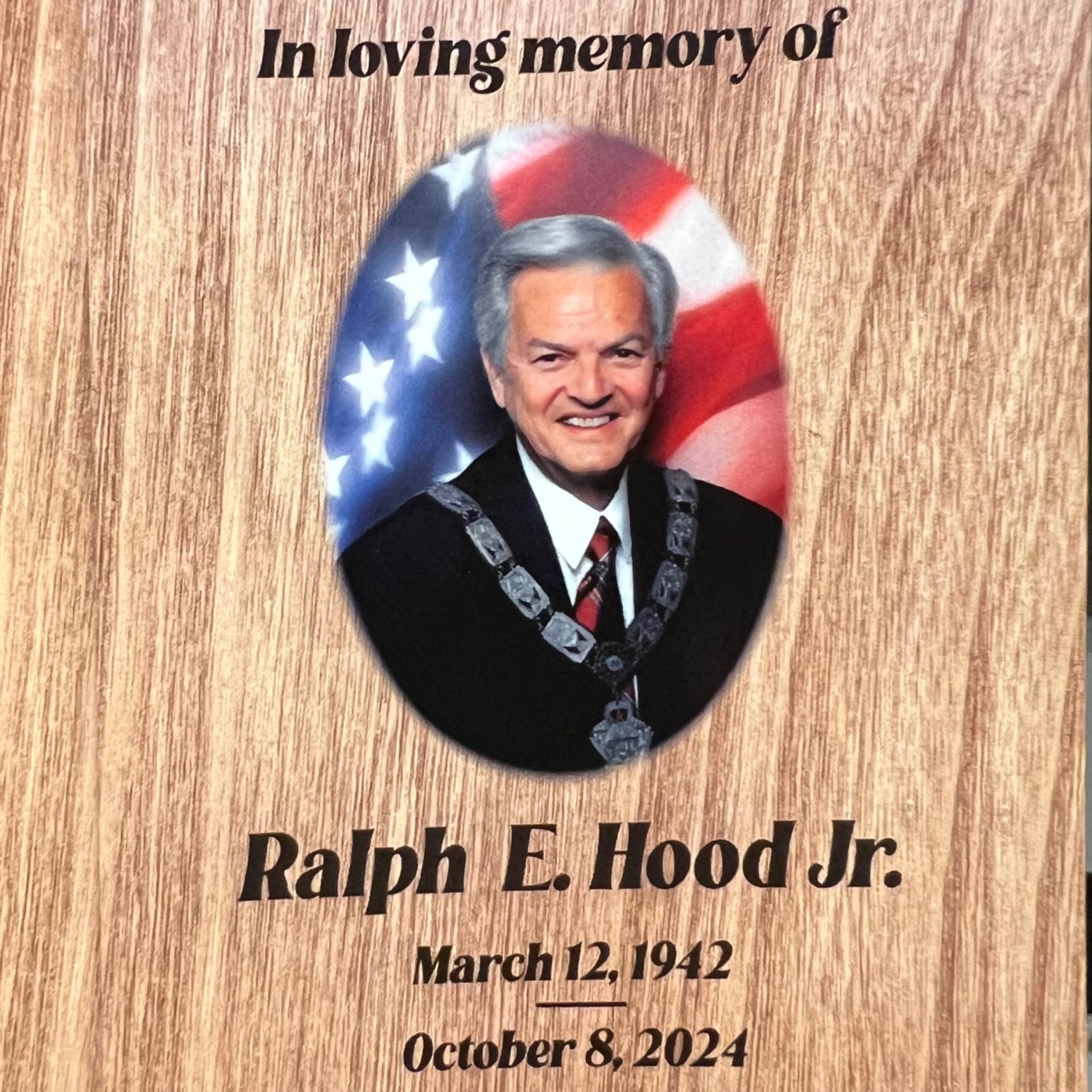 <i class="material-icons" data-template="memories-icon">chat_bubble</i><br/>Ralph E. Hood, Air Force, A1C<br/><div class='remember-wall-long-description'>In Loving Memory ofRalph E. Hood JrBeloved Husband, Father and Grandfather (Pappy / Papa)We are forever Grateful for your unconditional love and supportYou are the reason we are who we are todayWith all our LoveKaren ,Chris and Christina Hood</div><a class='btn btn-primary btn-sm mt-2 remember-wall-toggle-long-description' onclick='initRememberWallToggleLongDescriptionBtn(this)'>Learn more</a>