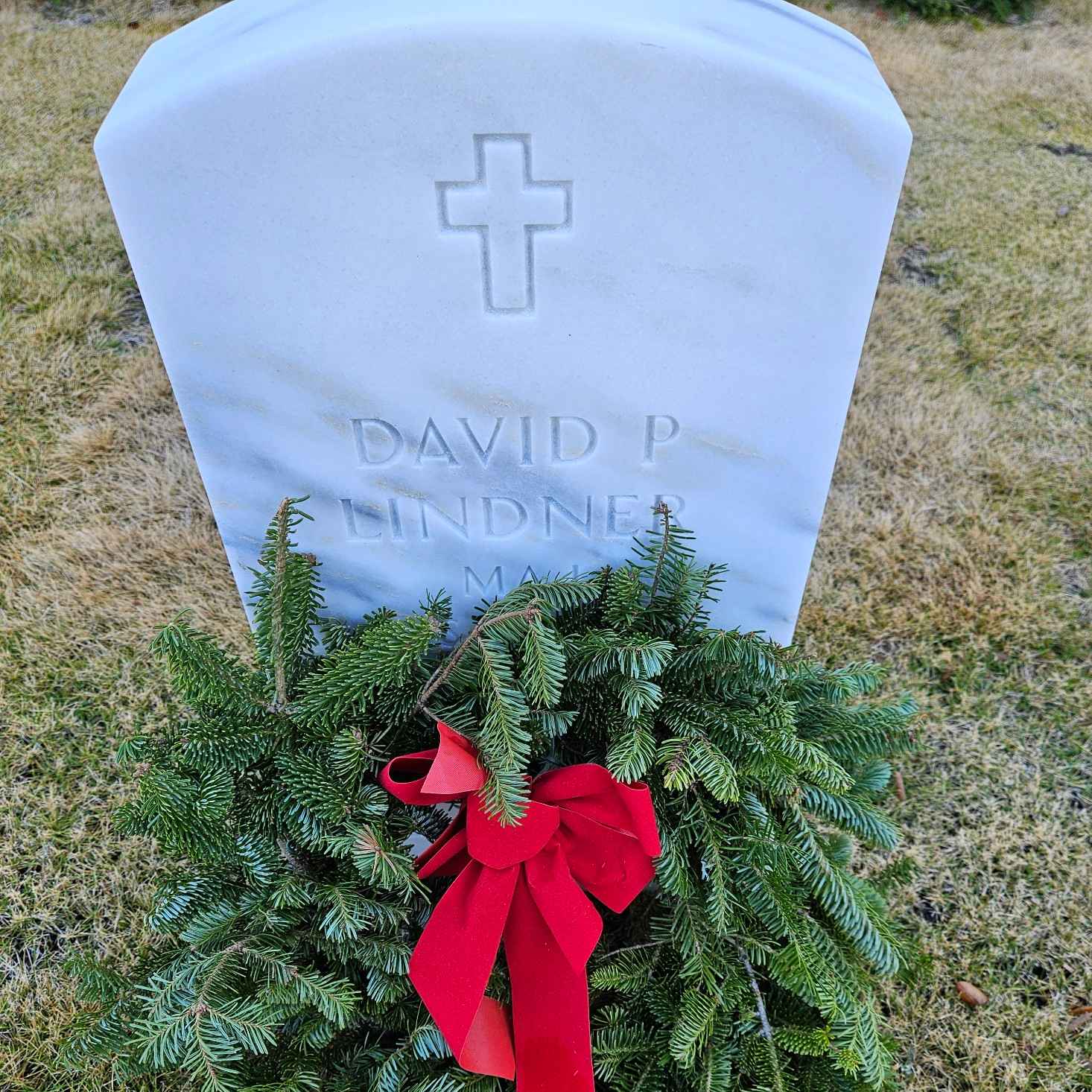 <i class="material-icons" data-template="memories-icon">chat_bubble</i><br/>David Lindner, Army, <br/>Posted by: Amber + Tom Lindner<br/><div class='remember-wall-long-description'>We miss you every day of the year, but especially during the holiday season, David. Rest well in beautiful Beaufort National Cemetery. Although we can't be there to place your wreath ourselves, the amazing volunteers there always make sure your name is said and your wreath is placed.</div><a class='btn btn-primary btn-sm mt-2 remember-wall-toggle-long-description' onclick='initRememberWallToggleLongDescriptionBtn(this)'>Learn more</a>