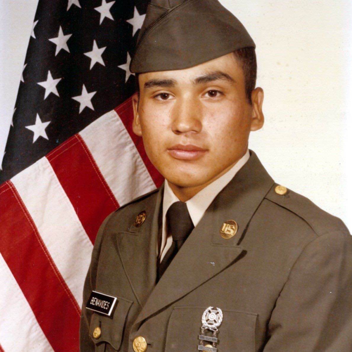 <i class="material-icons" data-template="memories-icon">chat_bubble</i><br/>Richard Benavides Jr., Army, SP4<br/>Posted by: Anthony Benavides<br/><div class='remember-wall-long-description'>We miss Dad/Grandpa.</div><a class='btn btn-primary btn-sm mt-2 remember-wall-toggle-long-description' onclick='initRememberWallToggleLongDescriptionBtn(this)'>Learn more</a>