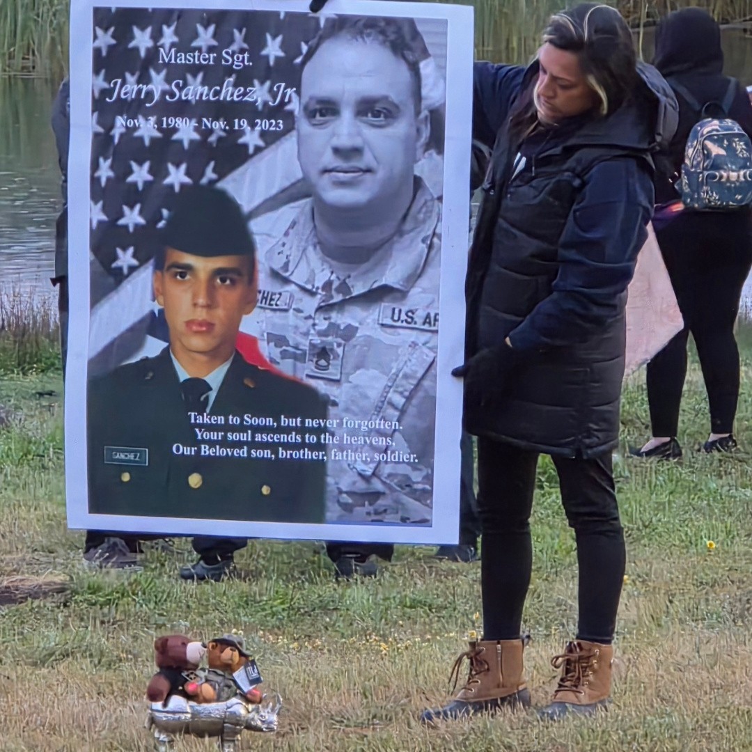 <i class="material-icons" data-template="memories-icon">chat_bubble</i><br/>Jerry Sanchez Jr, Army, Master Sergeant <br/>Posted by: His Sister Delia<br/><div class='remember-wall-long-description'>Jerry, I love more than you will ever know. You said when I got older than you, Id get cool stuff for Christmas. Im officially older than you now Jerry. An Im sorry. An Im sorry for so many things but you. You became an incredible man, the true Superman who knocked my tooth out flying across the room. You saved lives long after wars were fought. Your heart can never ever replaced. And your role as a Best Father Brother, Son, will Long Live here on an into the After. - Love always US.</div><a class='btn btn-primary btn-sm mt-2 remember-wall-toggle-long-description' onclick='initRememberWallToggleLongDescriptionBtn(this)'>Learn more</a>